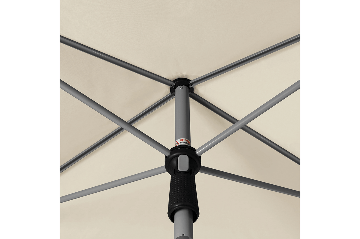 Active rektangulär parasoll med tilt 180 x 120 cm