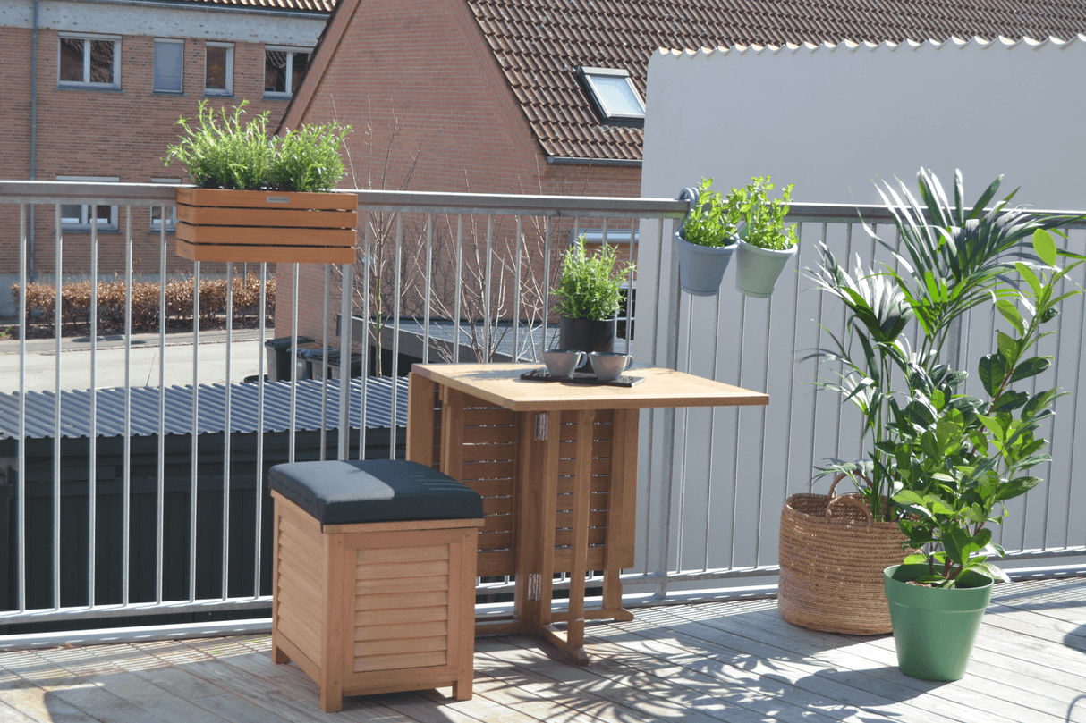 Agnes teak förvaringsbänk 50 cm