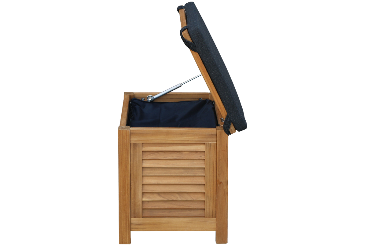 Agnes teak förvaringsbänk 50 cm