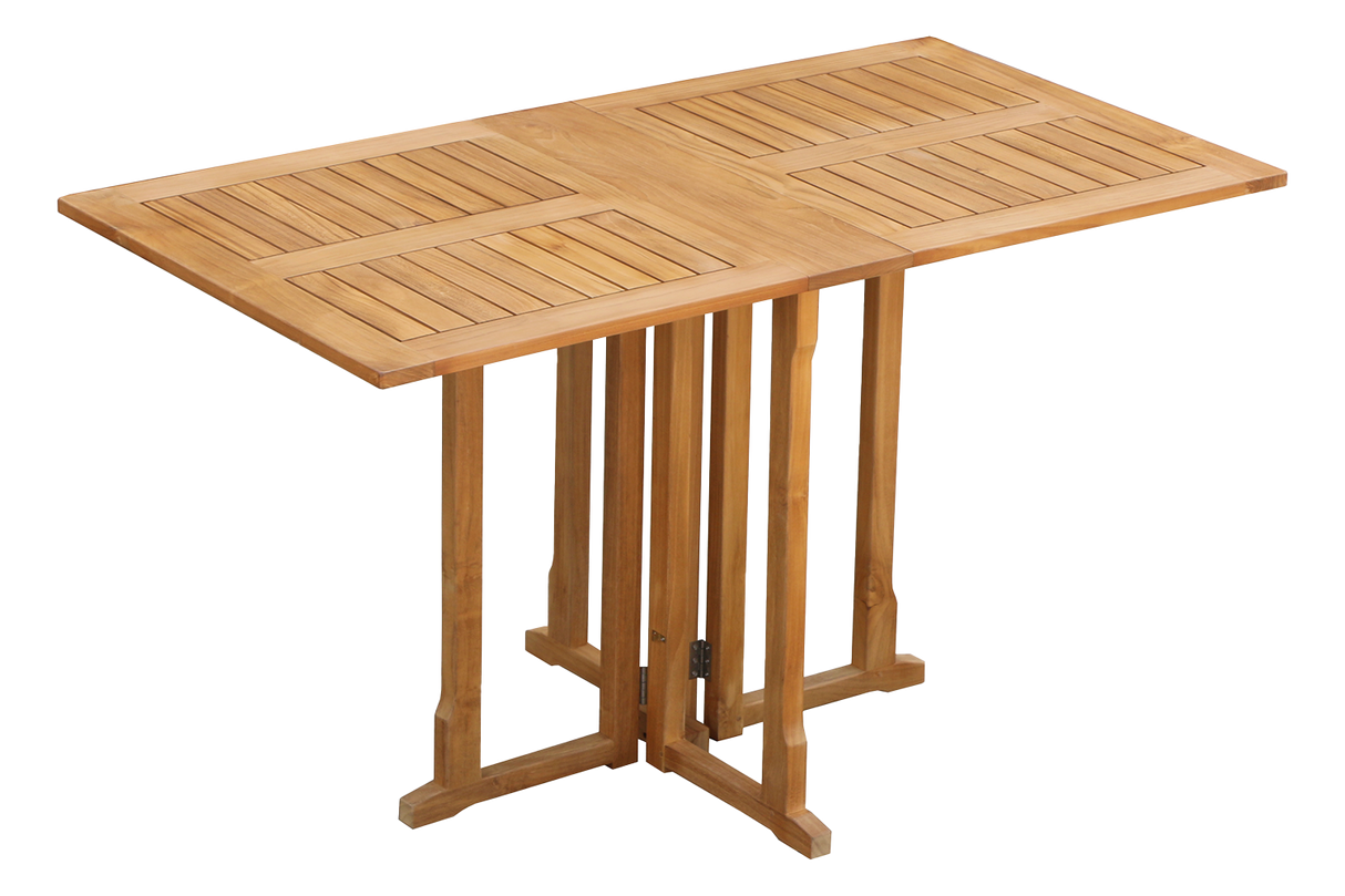 Alberte teak gatelegbord 130 x 70 cm