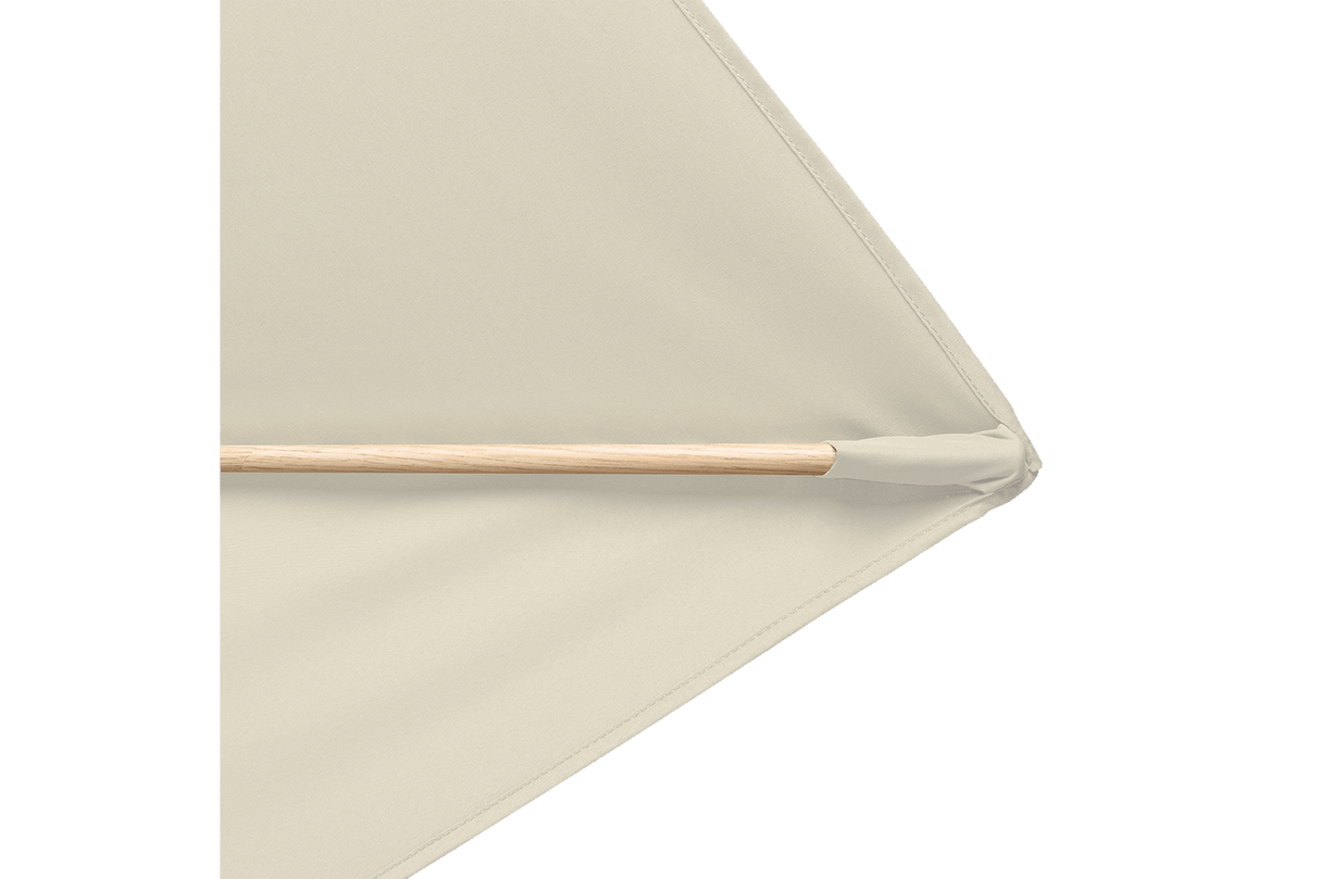 Alu wood ultra parasoll med vev och tilt 300 x 200 cm