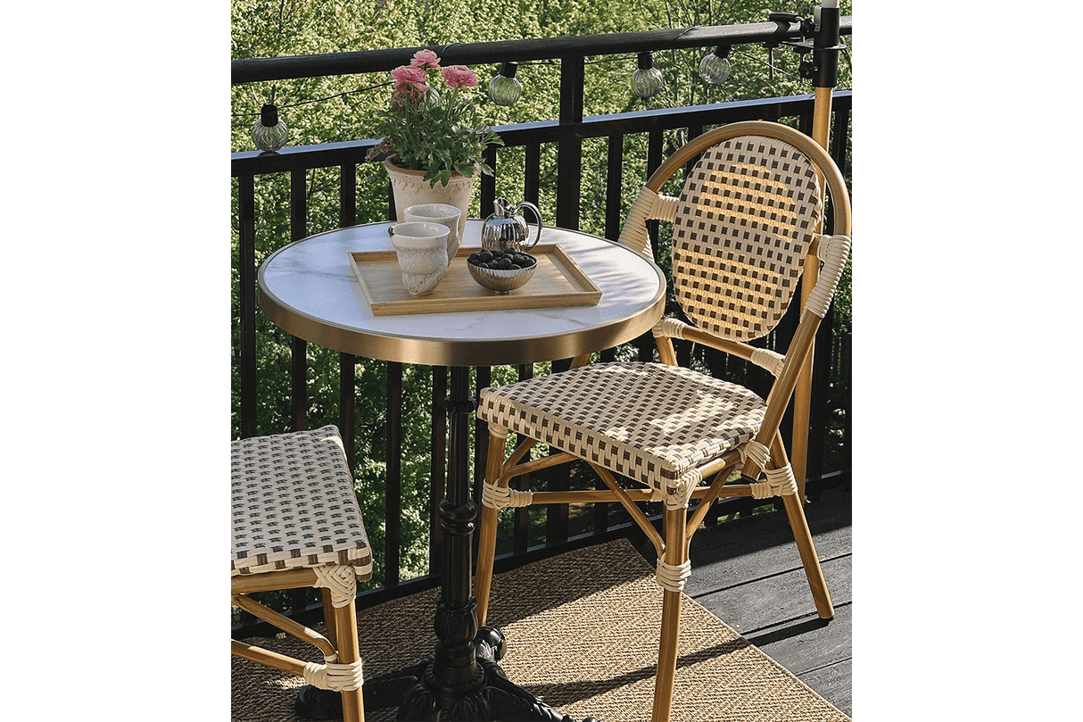 Colette caféstol med fransk flätning