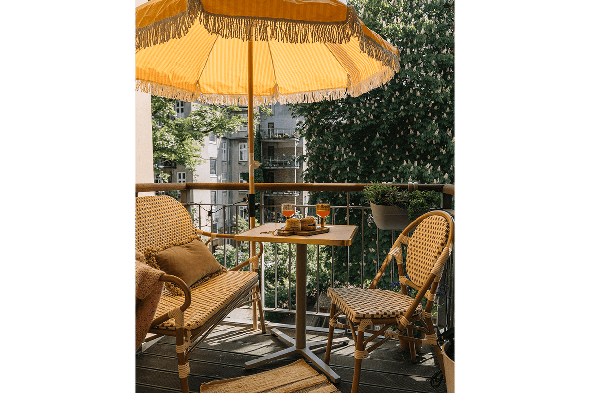 Colette caféstol med fransk flätning