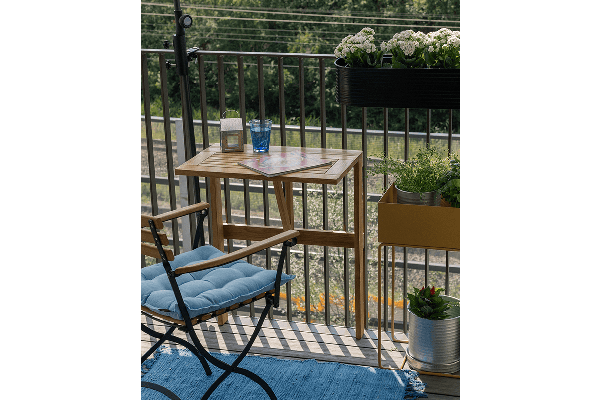 Evi teak klaffbord 60 x 40 cm