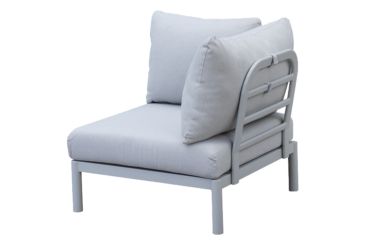 Luna aluminium loungesoffa - hörna