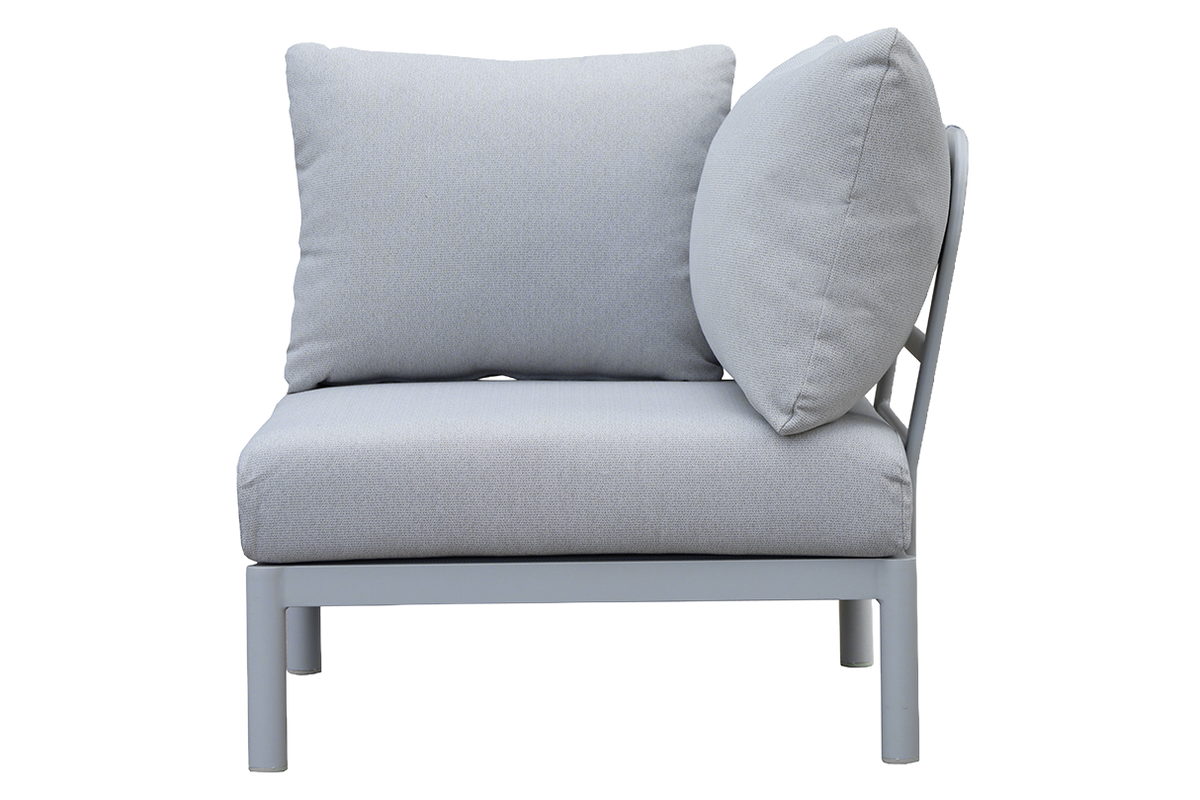 Luna aluminium loungesoffa - hörna