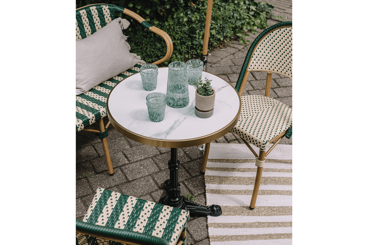 Margot cafébord med HPL bordsskiva Ø60 cm