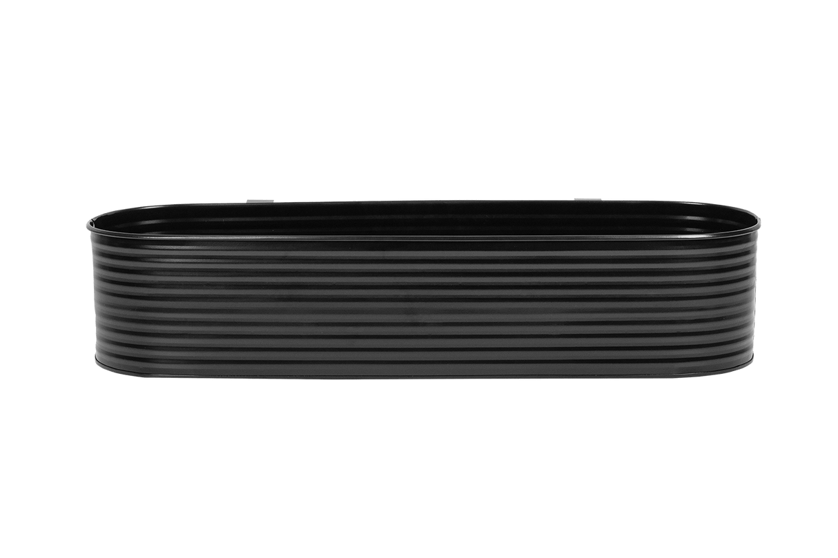 Olga balkonglåda matt svart 60 cm