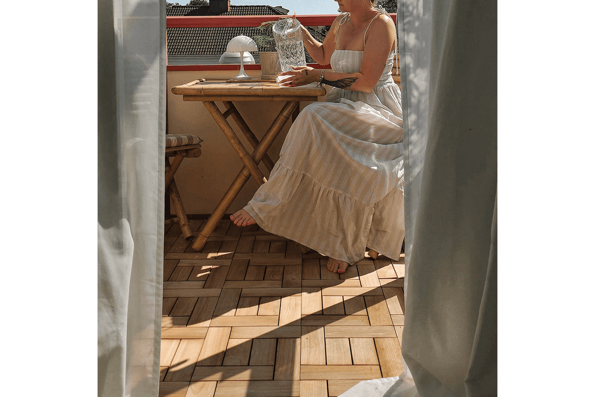 Tanja Teak Golvplatta