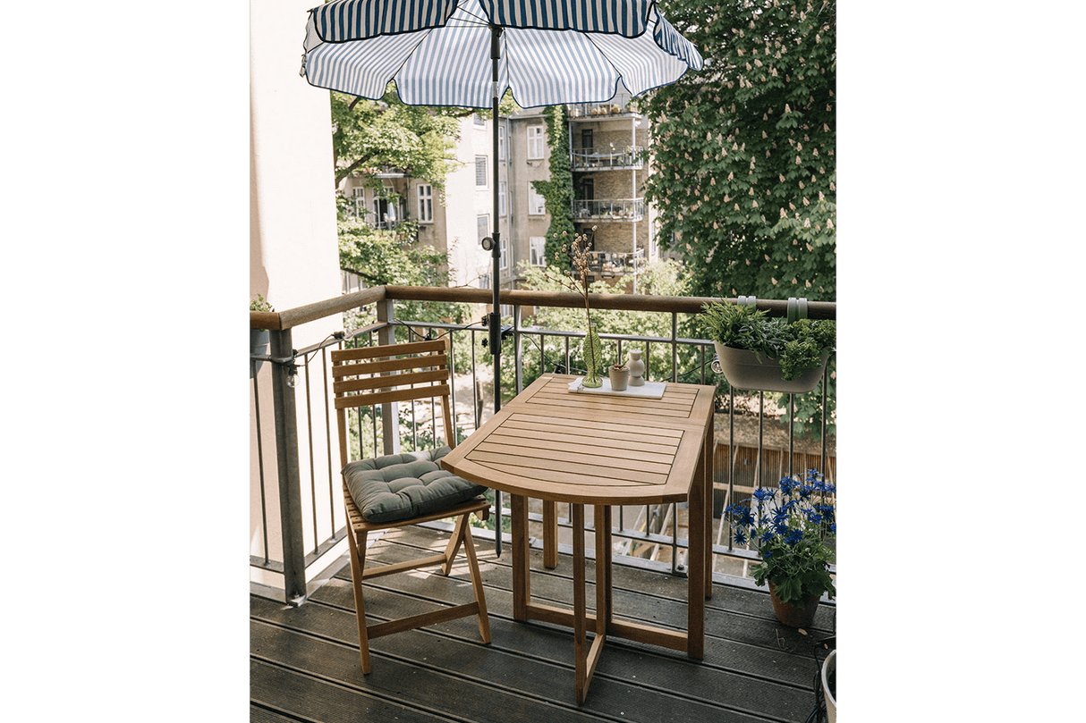 Vilma teak klaffbord 60 x 40 cm