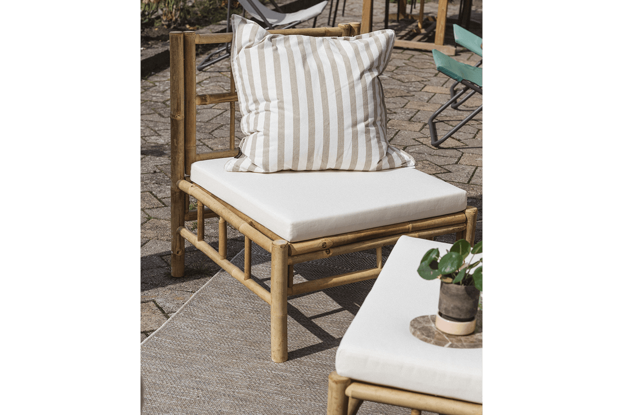 Beate bambu loungesoffa - mittmodul