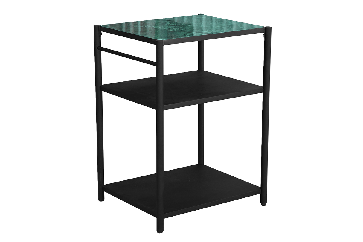 Dora grillbord metall med granitskiva 60 x 50 cm