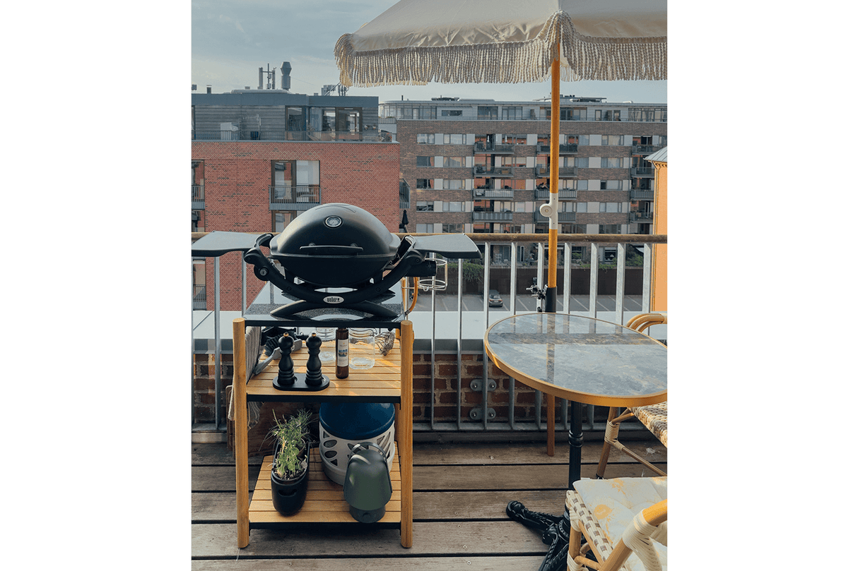 Dora teak grillbord med granitskiva 60 x 50 cm