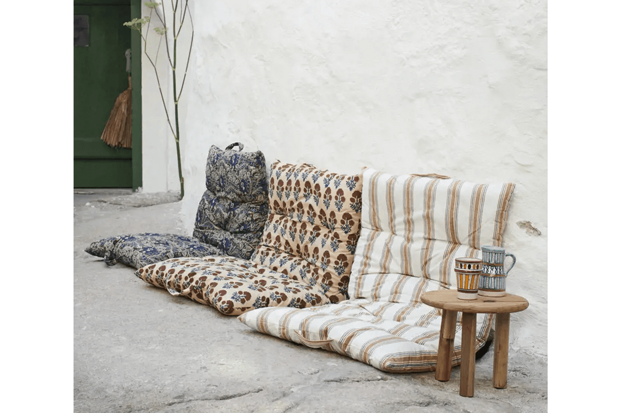 Blommig madrass 60 x 100 cm