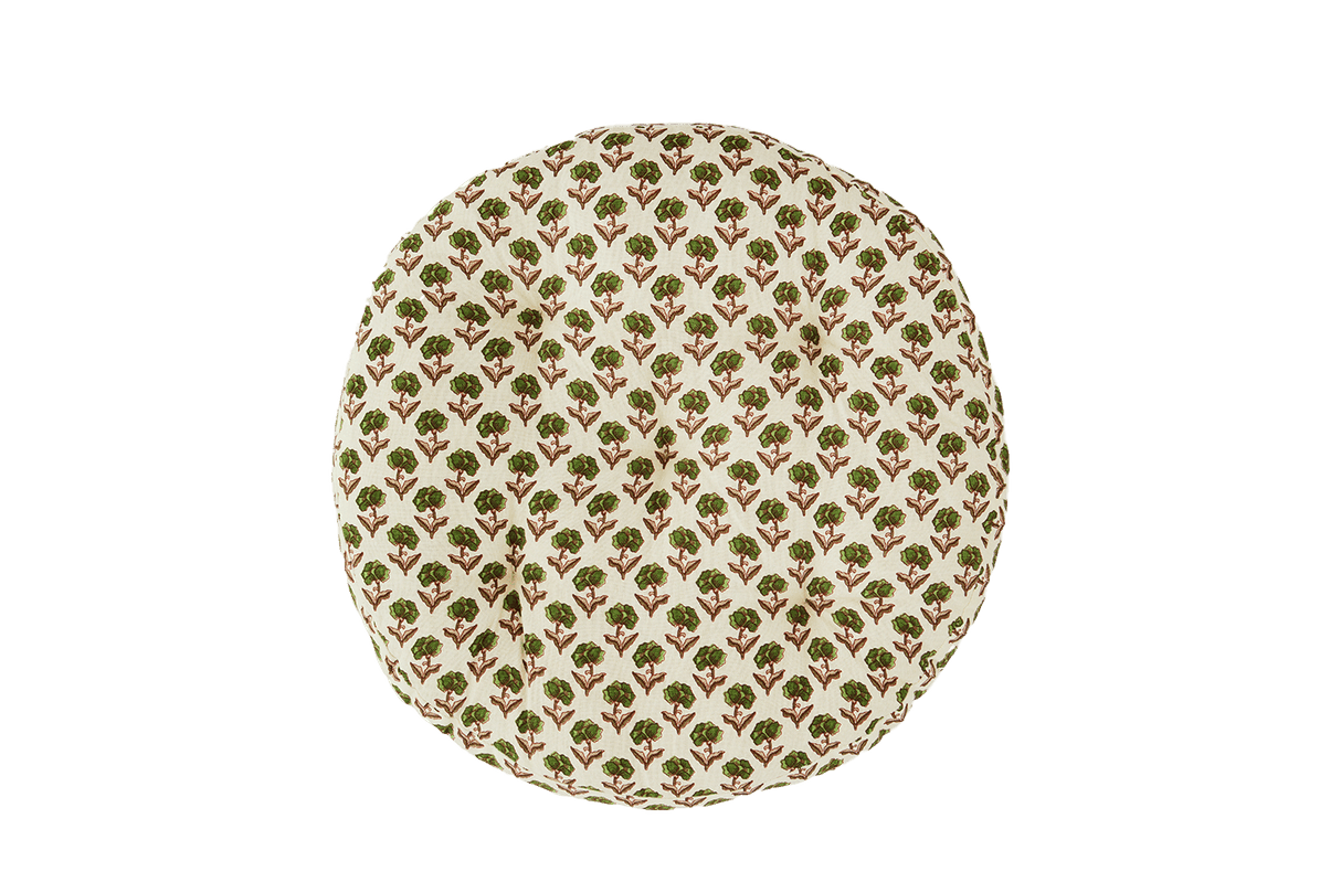 Rund Kuddfodral med Print