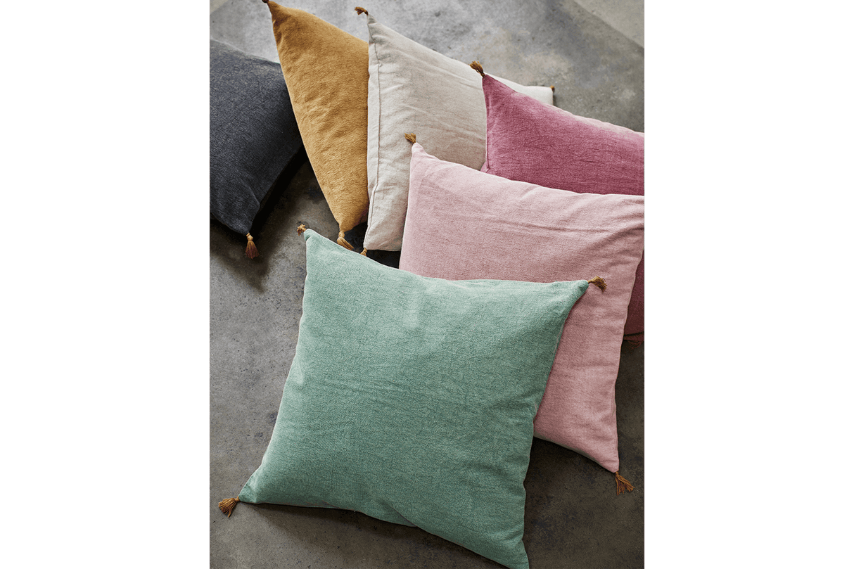 Washed cotton kuddfodral 50 x 50 cm