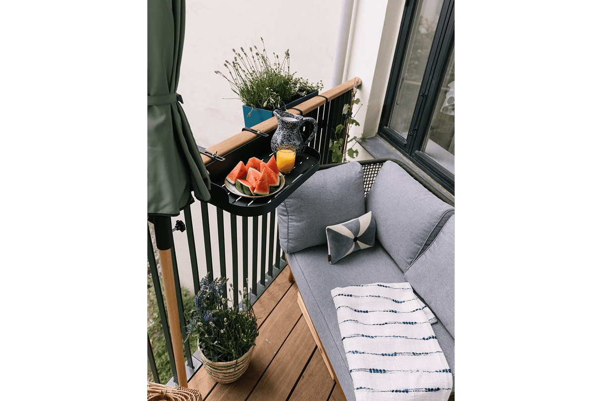 Mie metallhylla till räcke 50 x 25 cm