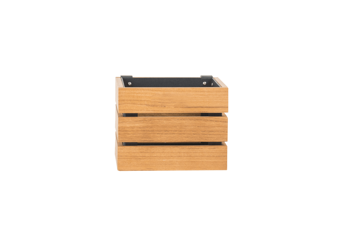 Mille Teaklåda till galler - 17 x 17 cm