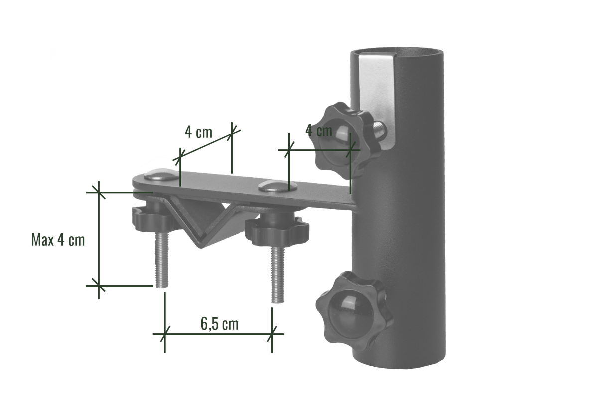 Milo parasollfäste till runda rör
