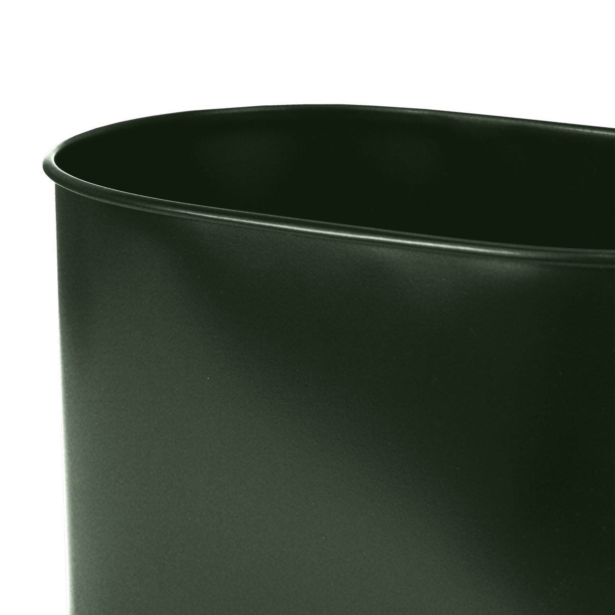 Ovalina planteringslåda till galler - 30 x 17 cm, grön