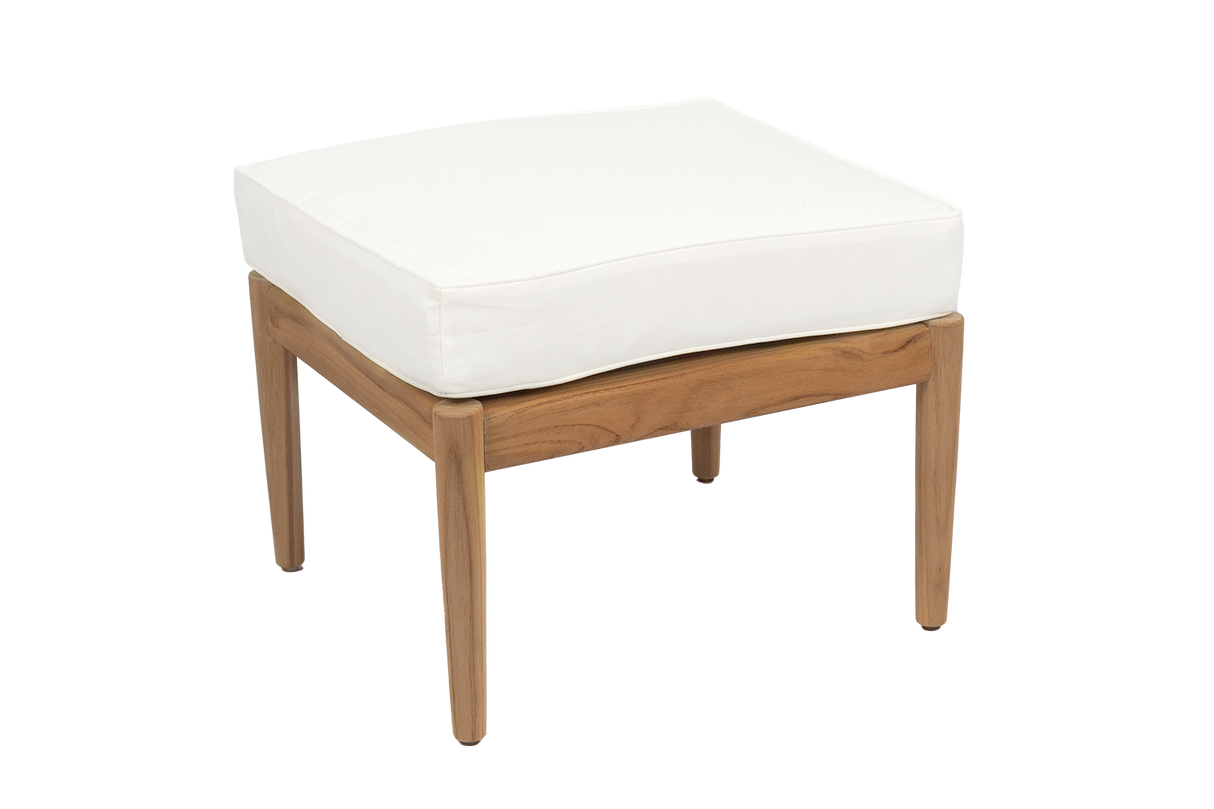 Sienna teak puff / bord