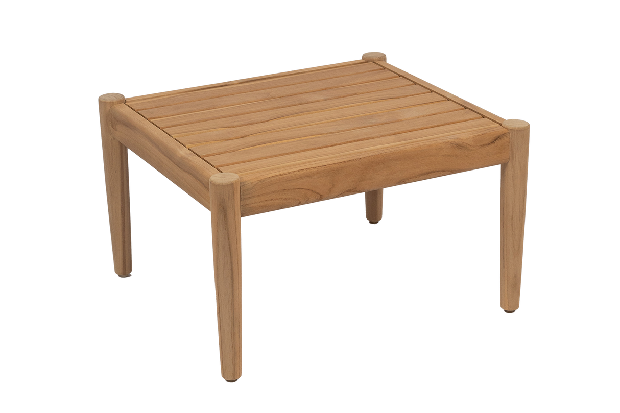 Sienna teak puff / bord