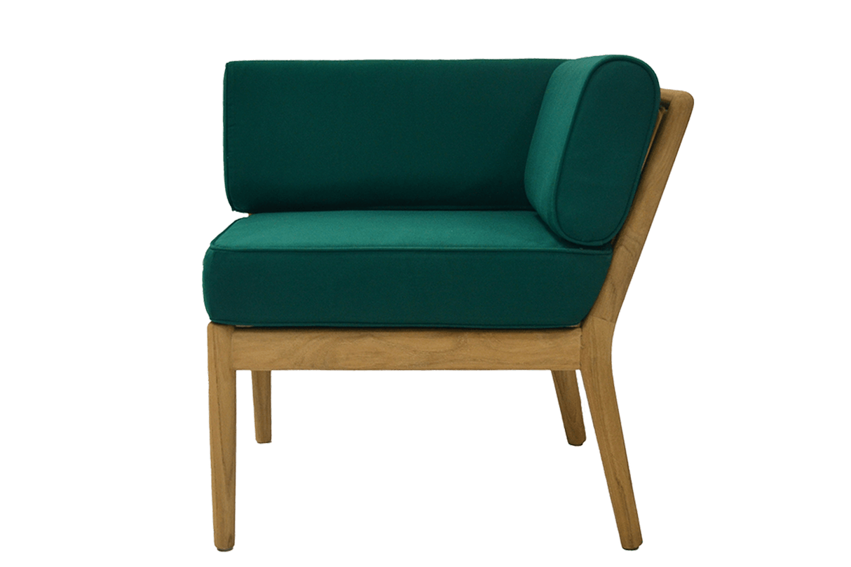 Sienna teak loungesoffa - hörna