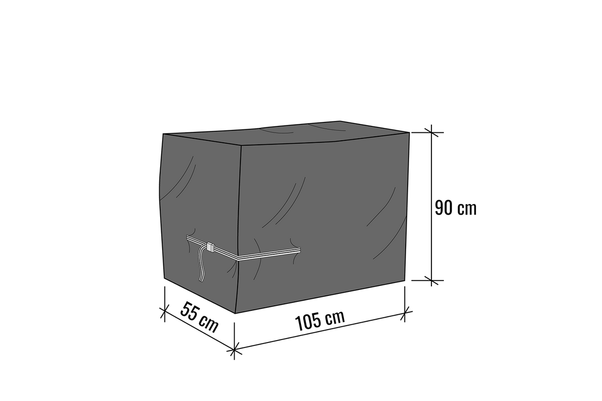 Solid möbelskydd 105 x 55 x 90 cm