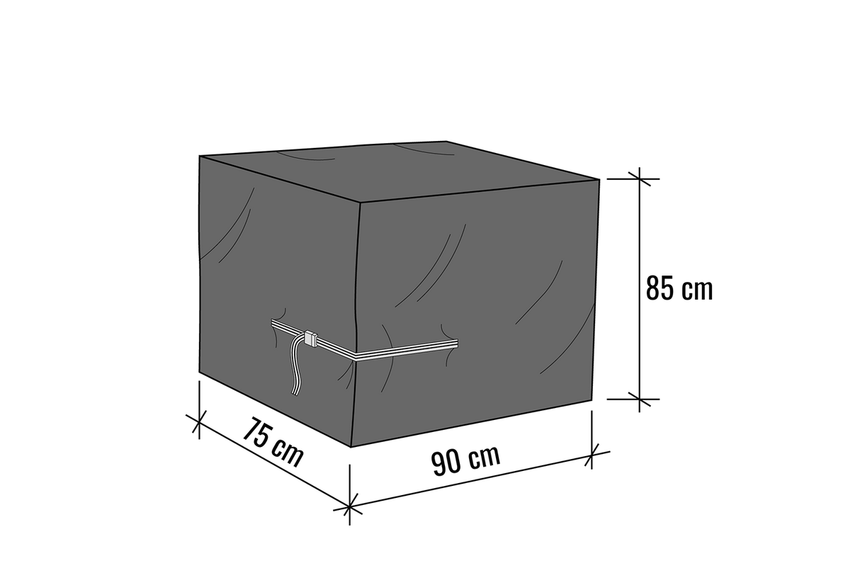 Solid möbelskydd 90 x 75 x 85 cm