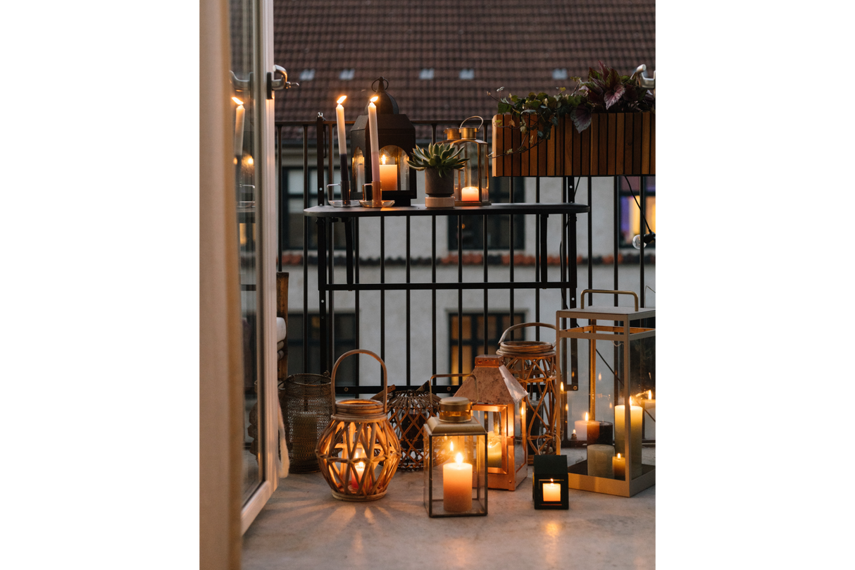 A2 Living lyktorna i koppar