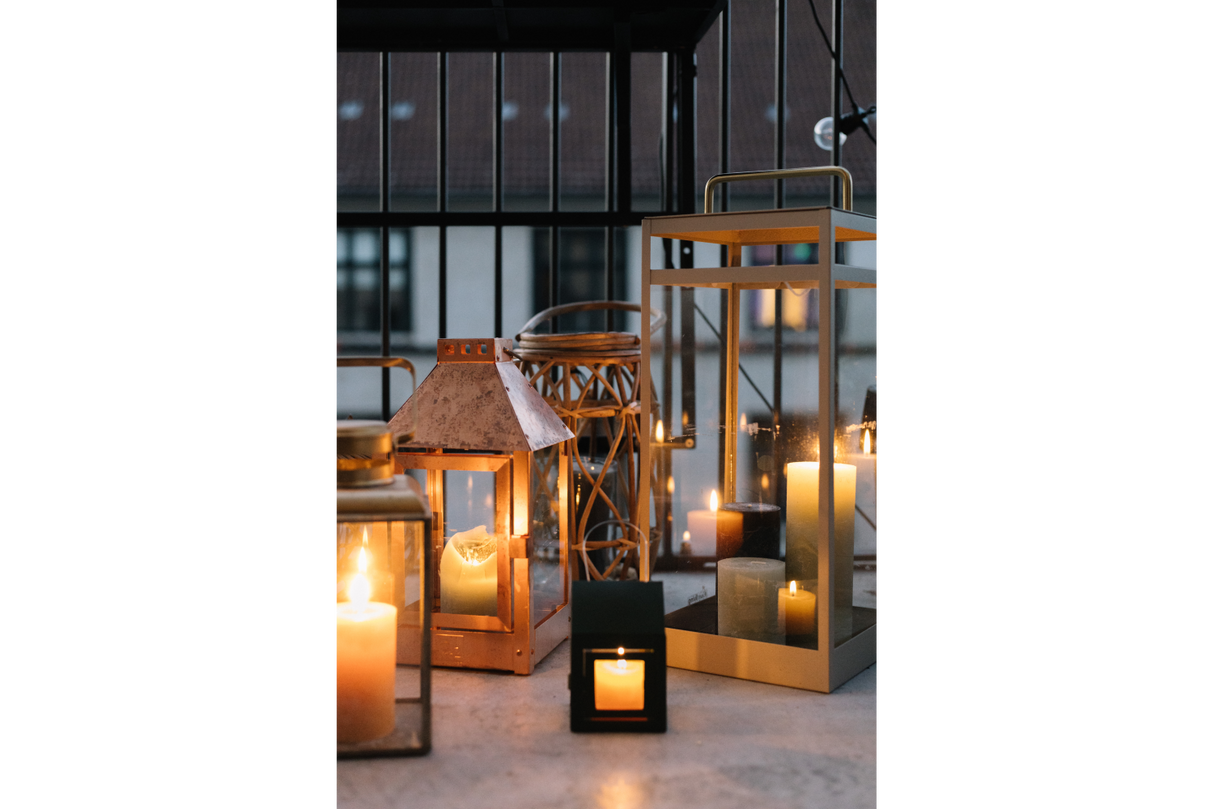 A2 Living lyktorna i koppar