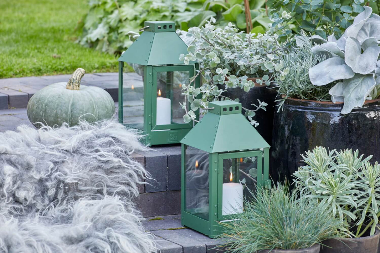 A2 Living lyktor i galvaniserat järn 17 x 33,5 cm