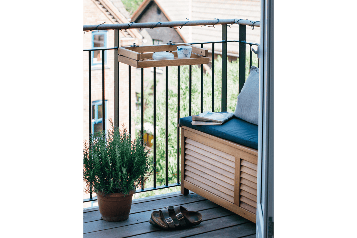 Alba hylla till räcke 50 x 25 cm