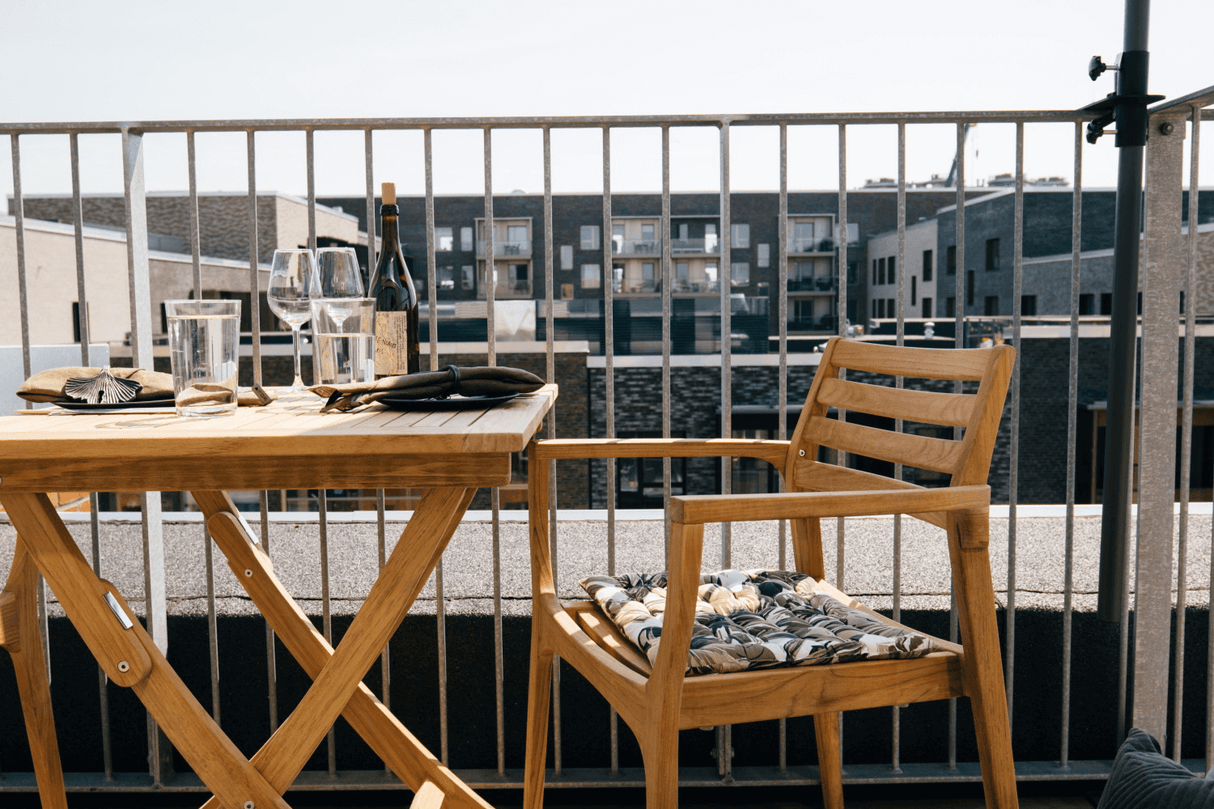 Anna teak fällbord 60 x 60 cm