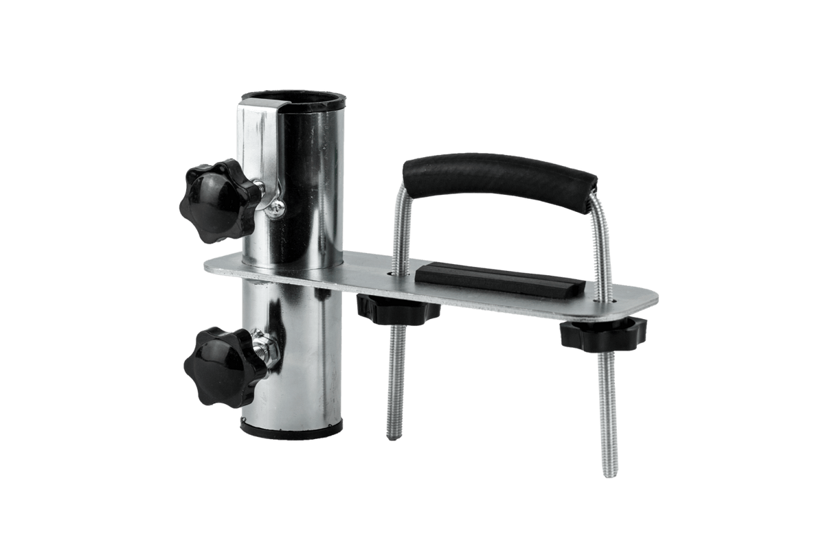 Hans parasollfäste till räcke