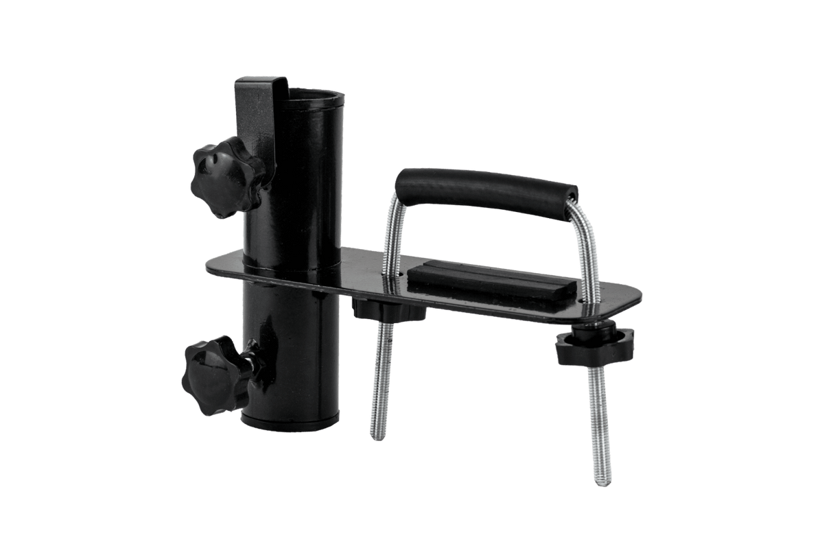 Hans parasollfäste till räcke