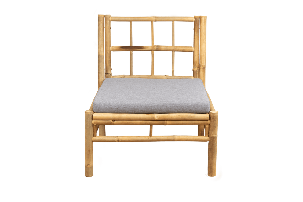 Beate bambu loungesoffa - mittmodul