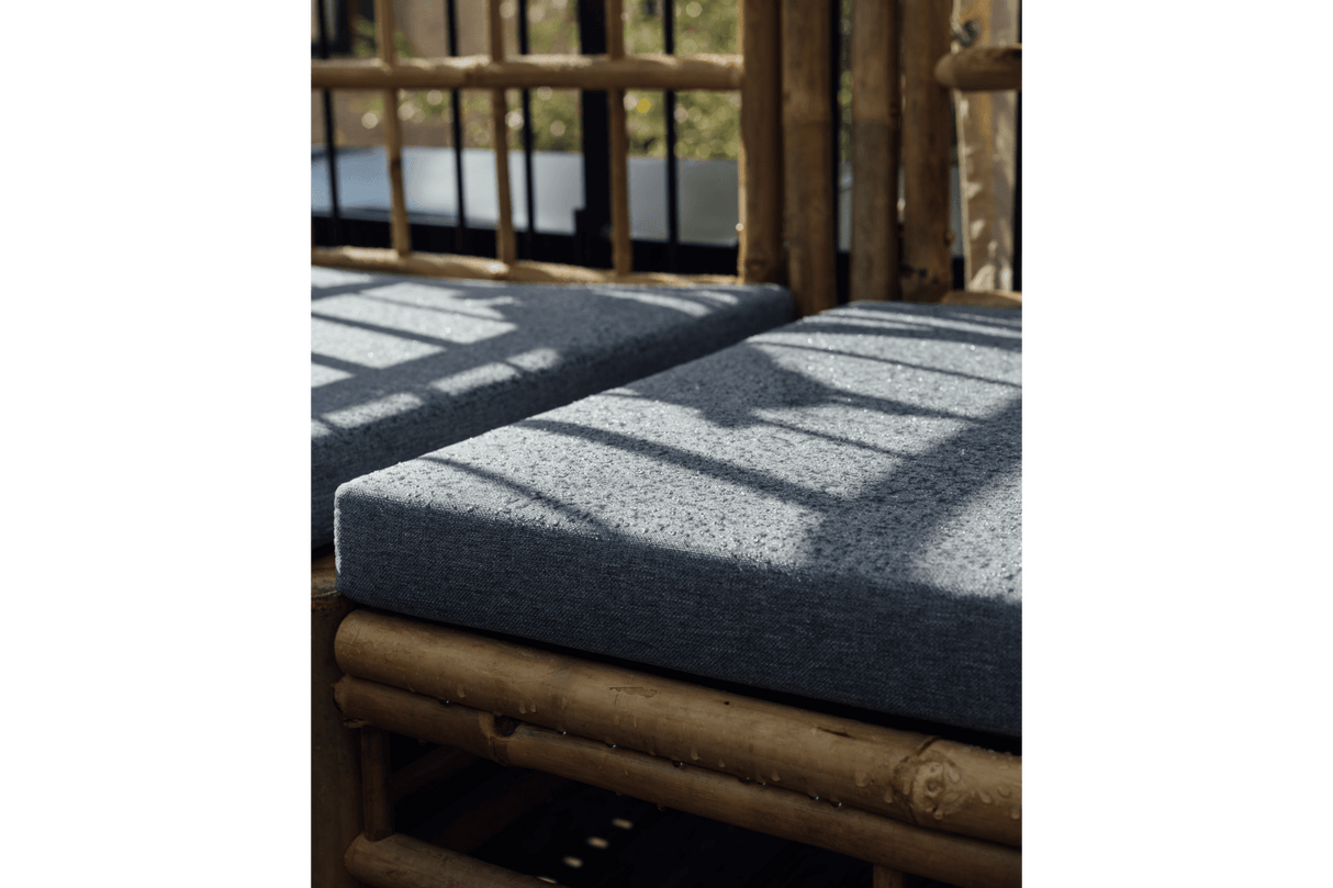 Beate bambu loungesoffa - mittmodul