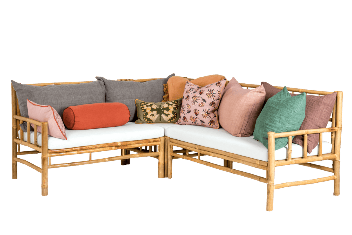 Beate bambu loungesoffa - vänster