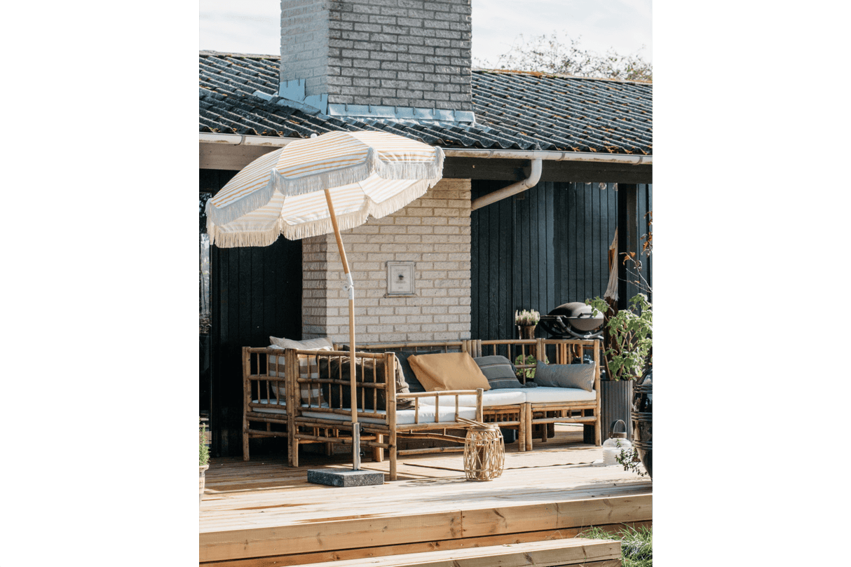 Beate bambu loungesoffa - hörna