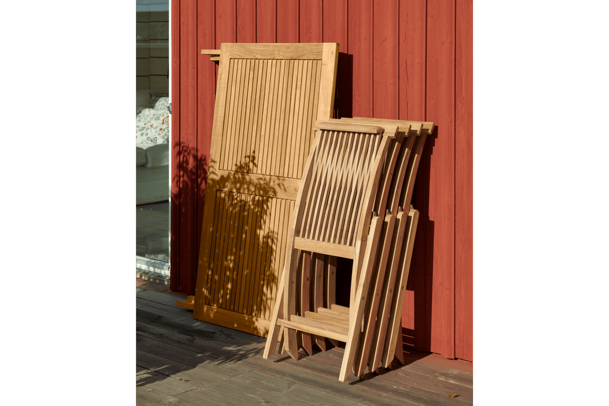 Turin teak klappstol