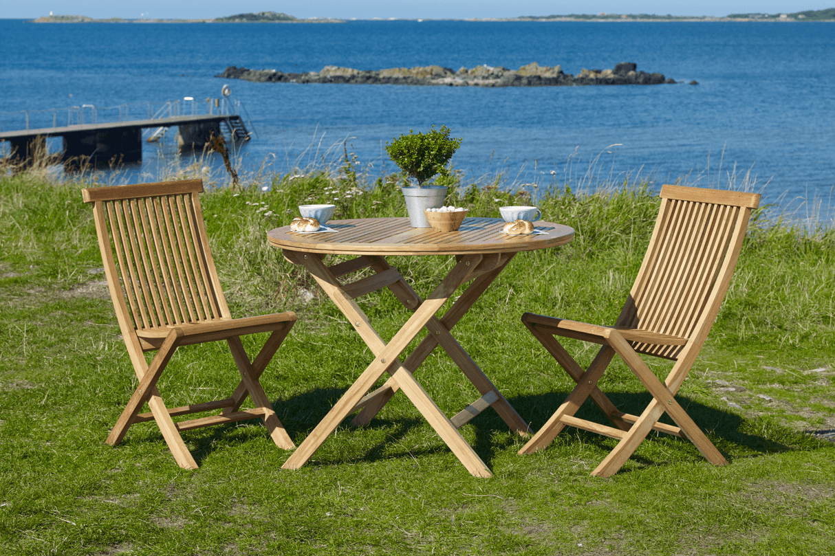 Turin teak klappstol