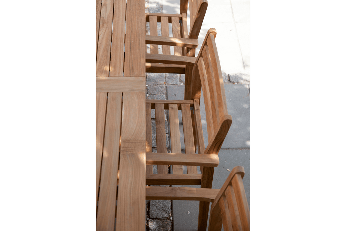 Oxford stol med armstöd