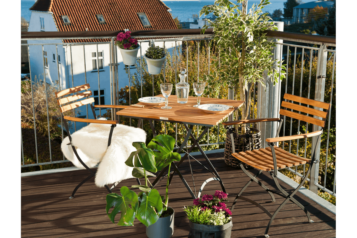 Josefine teak fällbord 60 x 60 cm