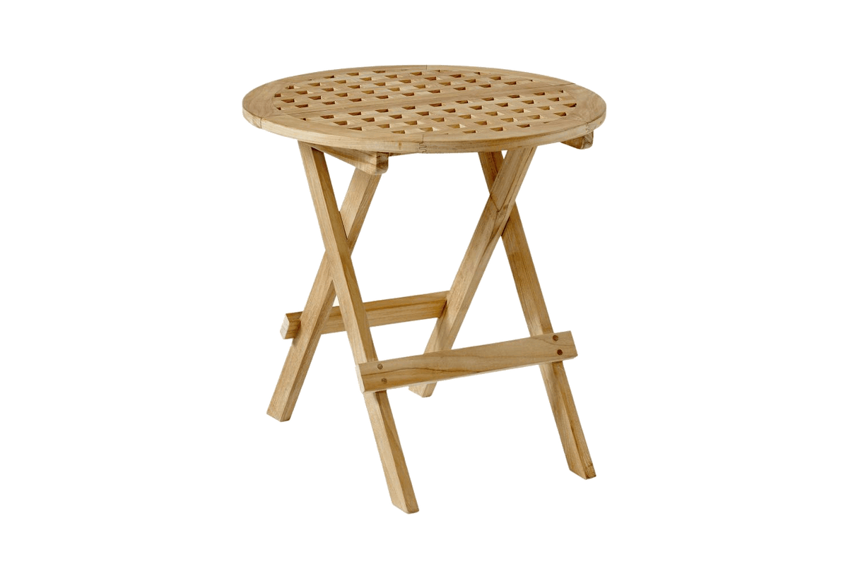 Kreta teak sidobord Ø50 cm