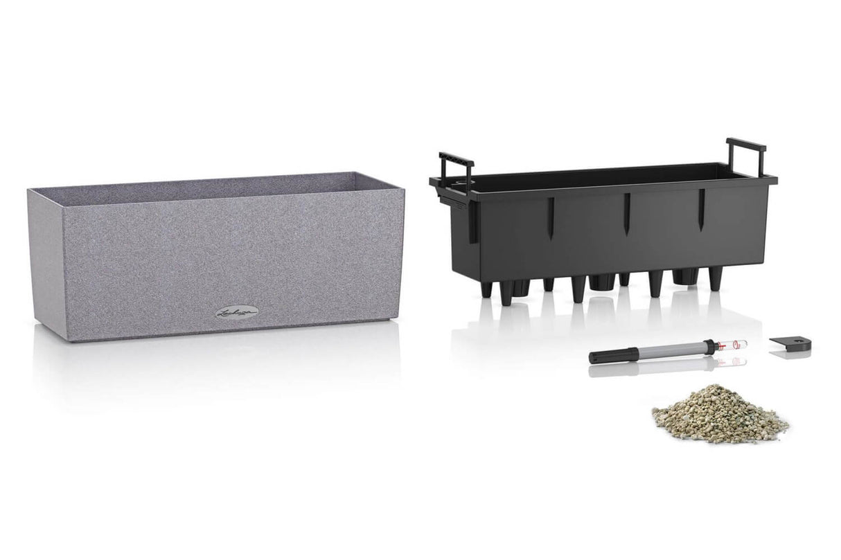 Stone balkonglåda med självbevattning 50 cm