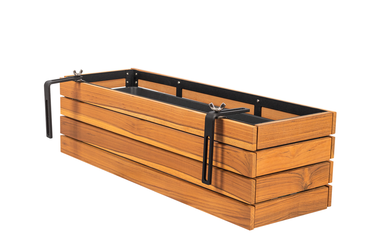 Maja balkonglåda teak 40 / 60 / 80 cm
