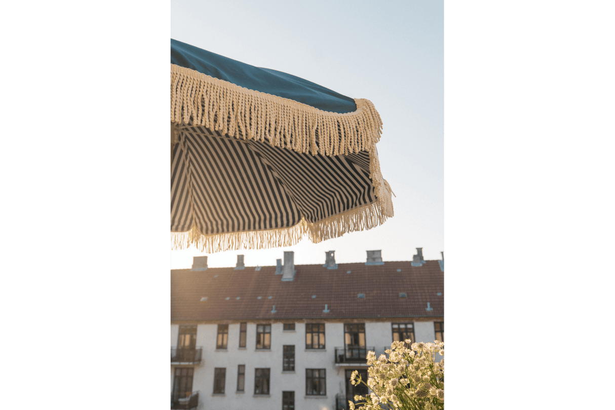 Sally dubbelsidig parasoll med tilt Ø155 / Ø180 cm