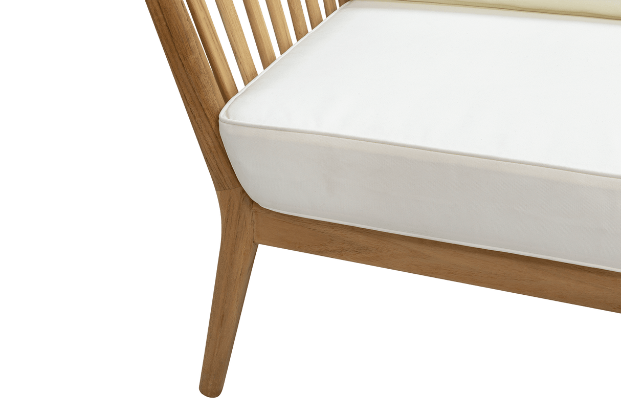 Sienna teak loungesoffa - vänster