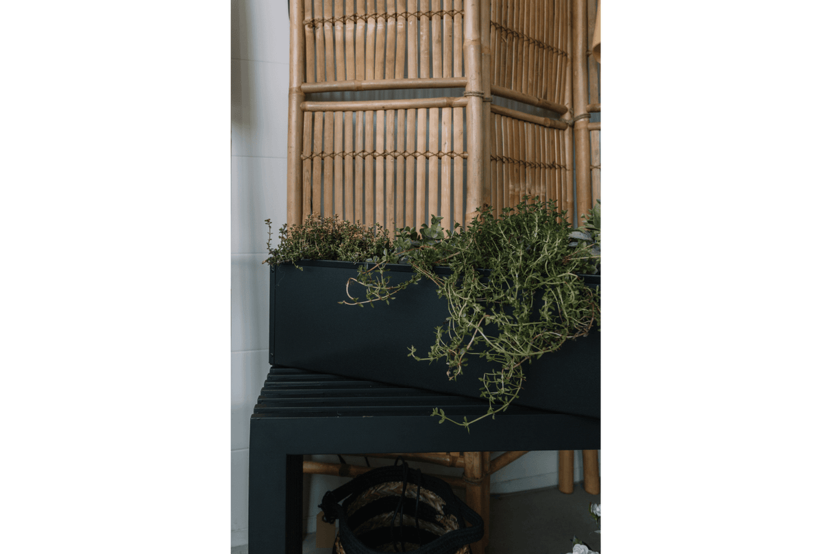 Sofie balkonglåda svart utan upphängning 60 / 80 cm